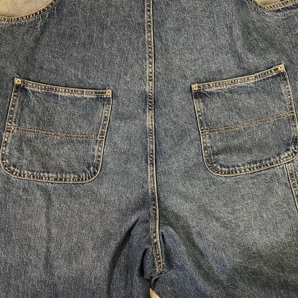 NEW Old Navy Slouchy Straight Jean Overalls 28 - Picture 12 of 15